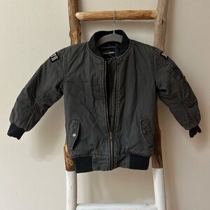 Rock Your Kid Rolling Stones Inspired Bomber Jacket